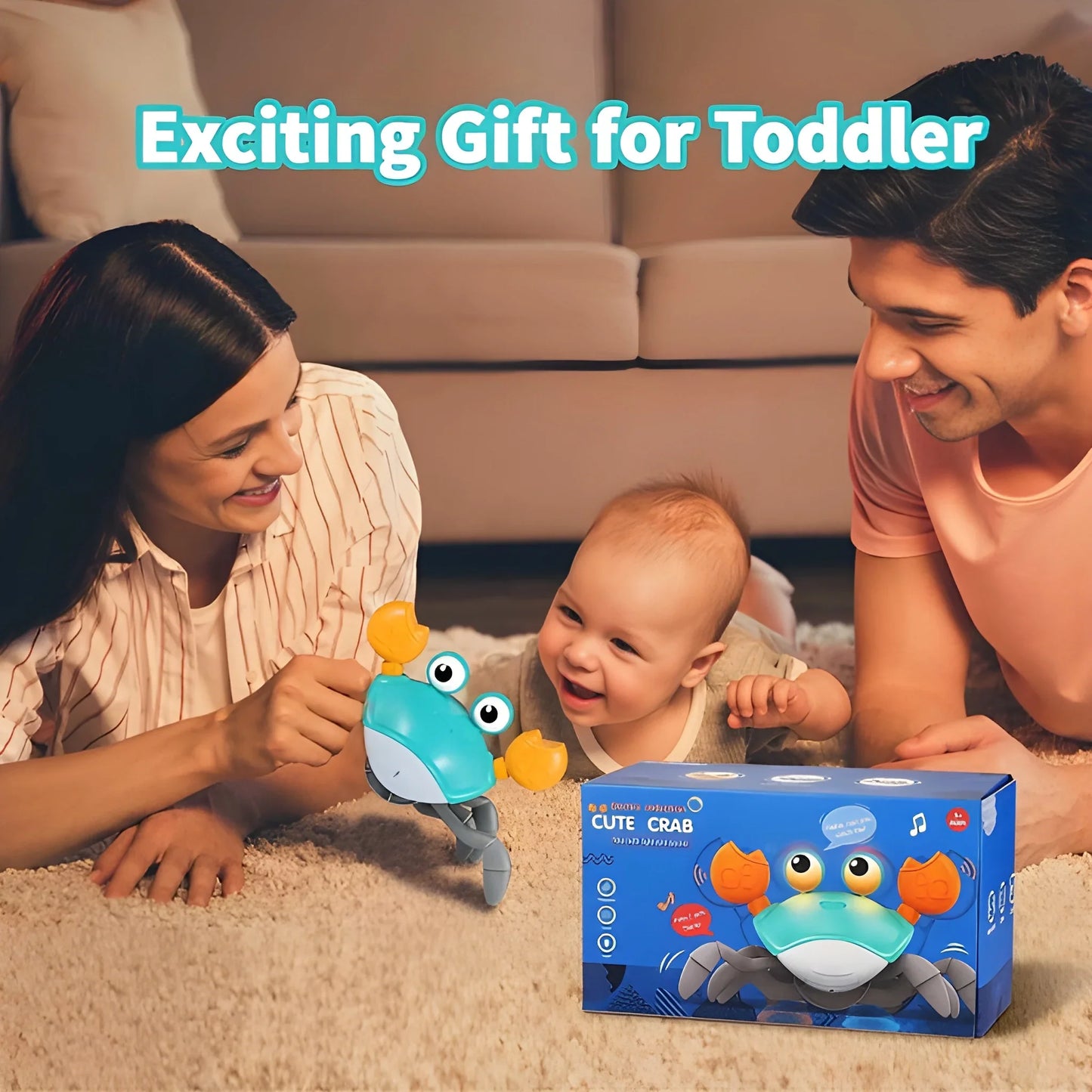 Dancing Rechargeable Crab Toy