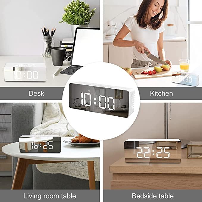 Digital Alarm Clock LED Display Clock