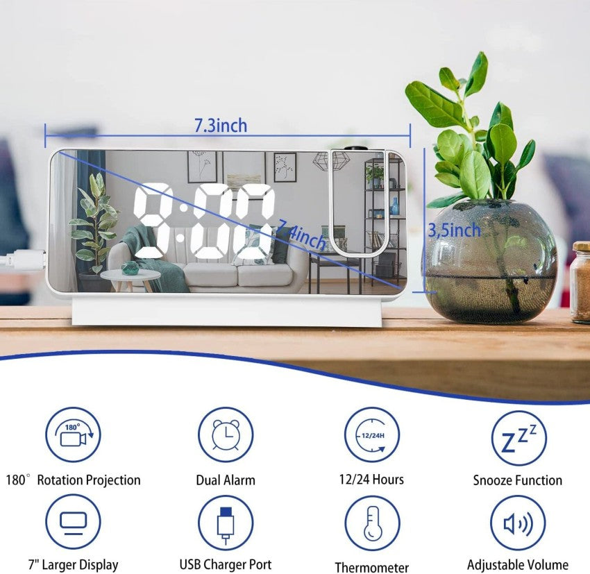 Digital Alarm Clock LED Display Clock