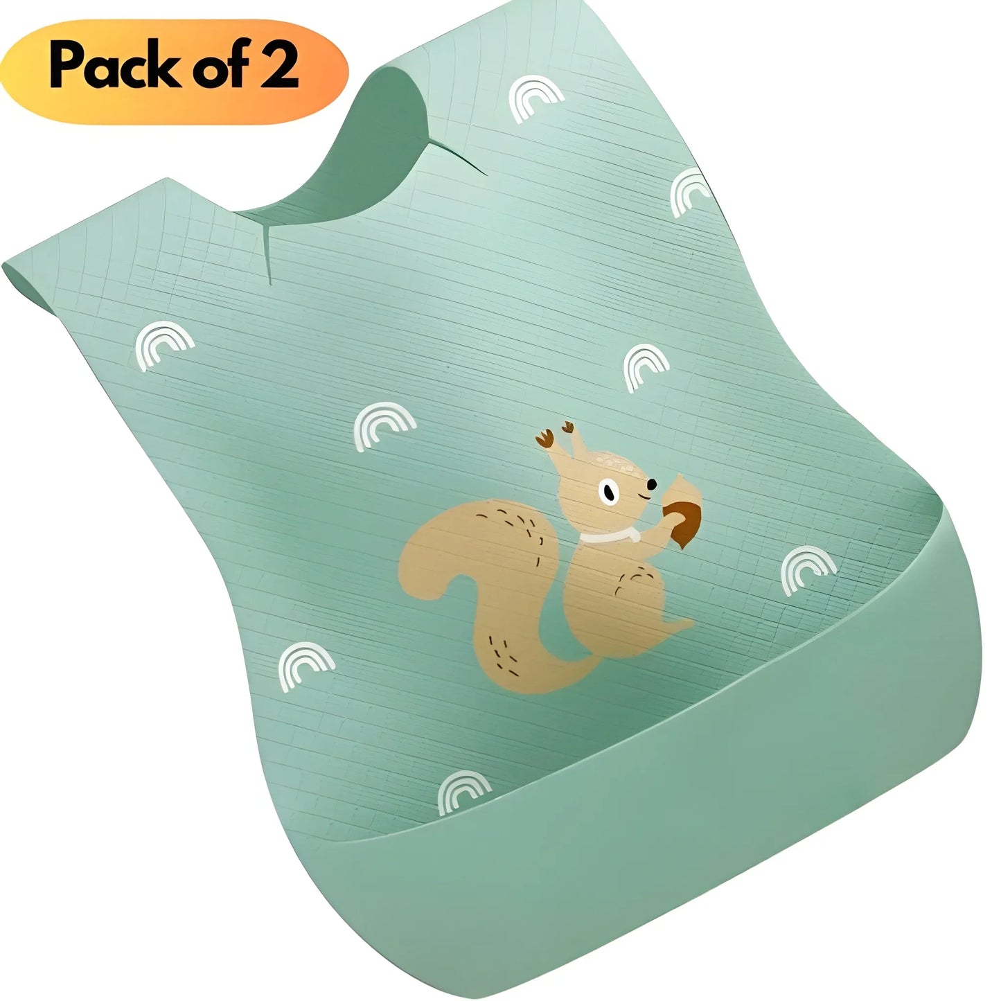 Disposable Baby Bibs – 2 Pack