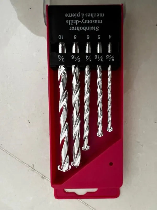 Drill Bit Set (Assorted 5 Piece) Hardware