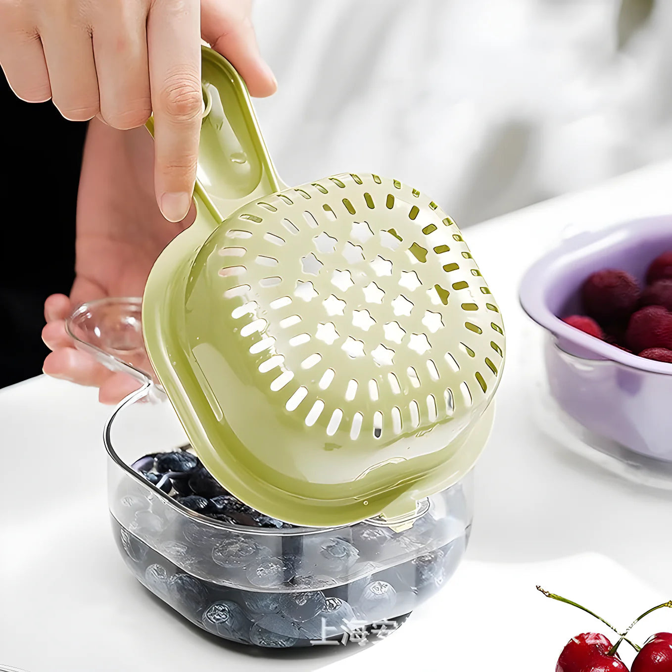 Dual Layer Strainer Basket Kitchenware