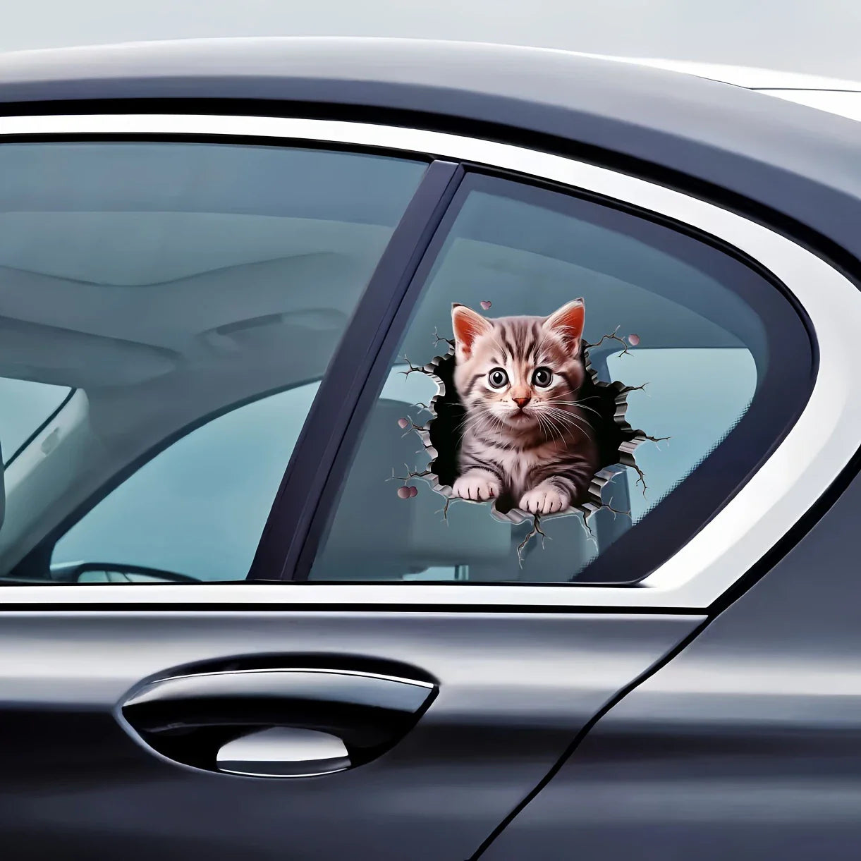 Durable Cat Pattern Car Sticker car accessories