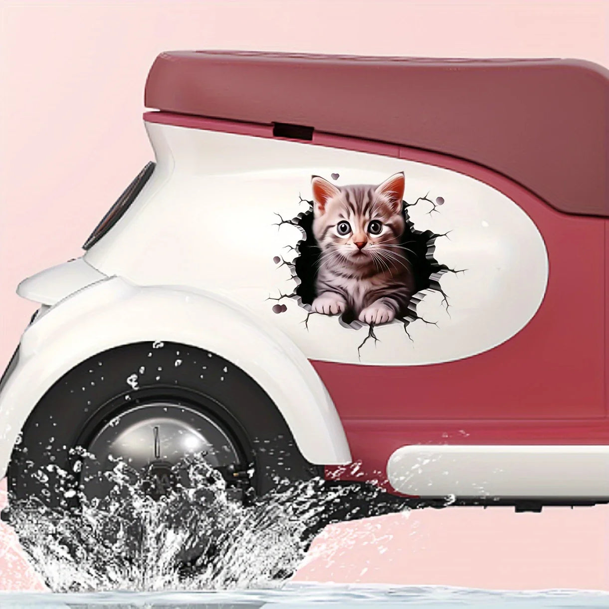 Durable Cat Pattern Car Sticker car accessories