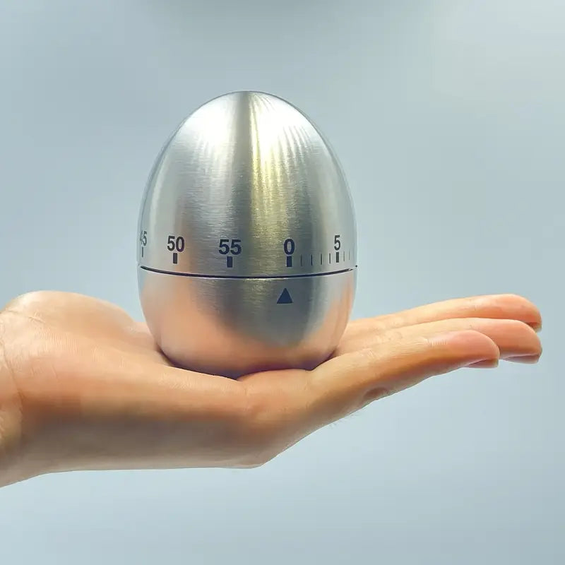Egg Shaped Stainless Steel Timer Kitchenware