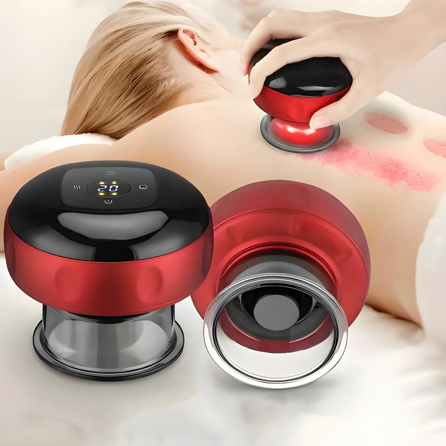 Electric Cupping Machine with Heat – 12 Levels