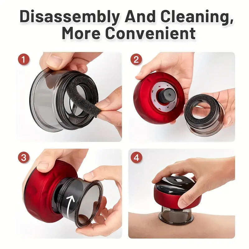 Electric Cupping Machine with Heat – 12 Levels