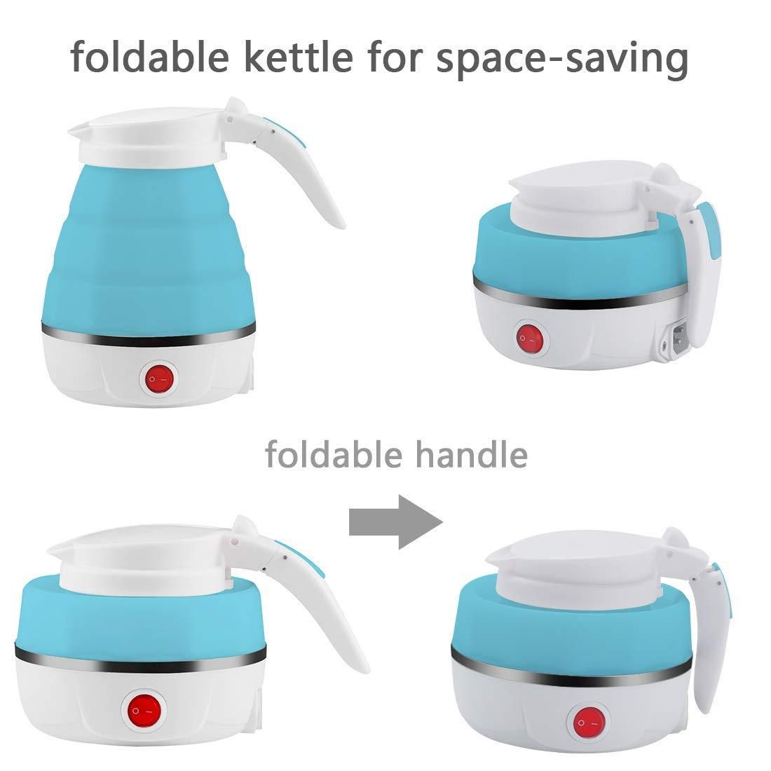Electric Kettle Silicone Foldable Electric Water Kettle (600 ml)