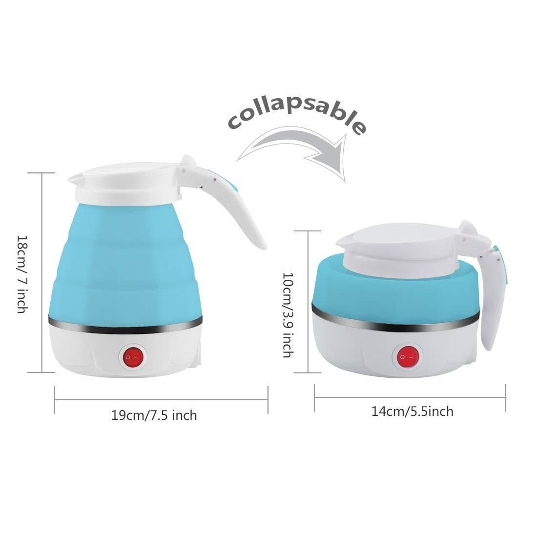 Electric Kettle Silicone Foldable Electric Water Kettle (600 ml)