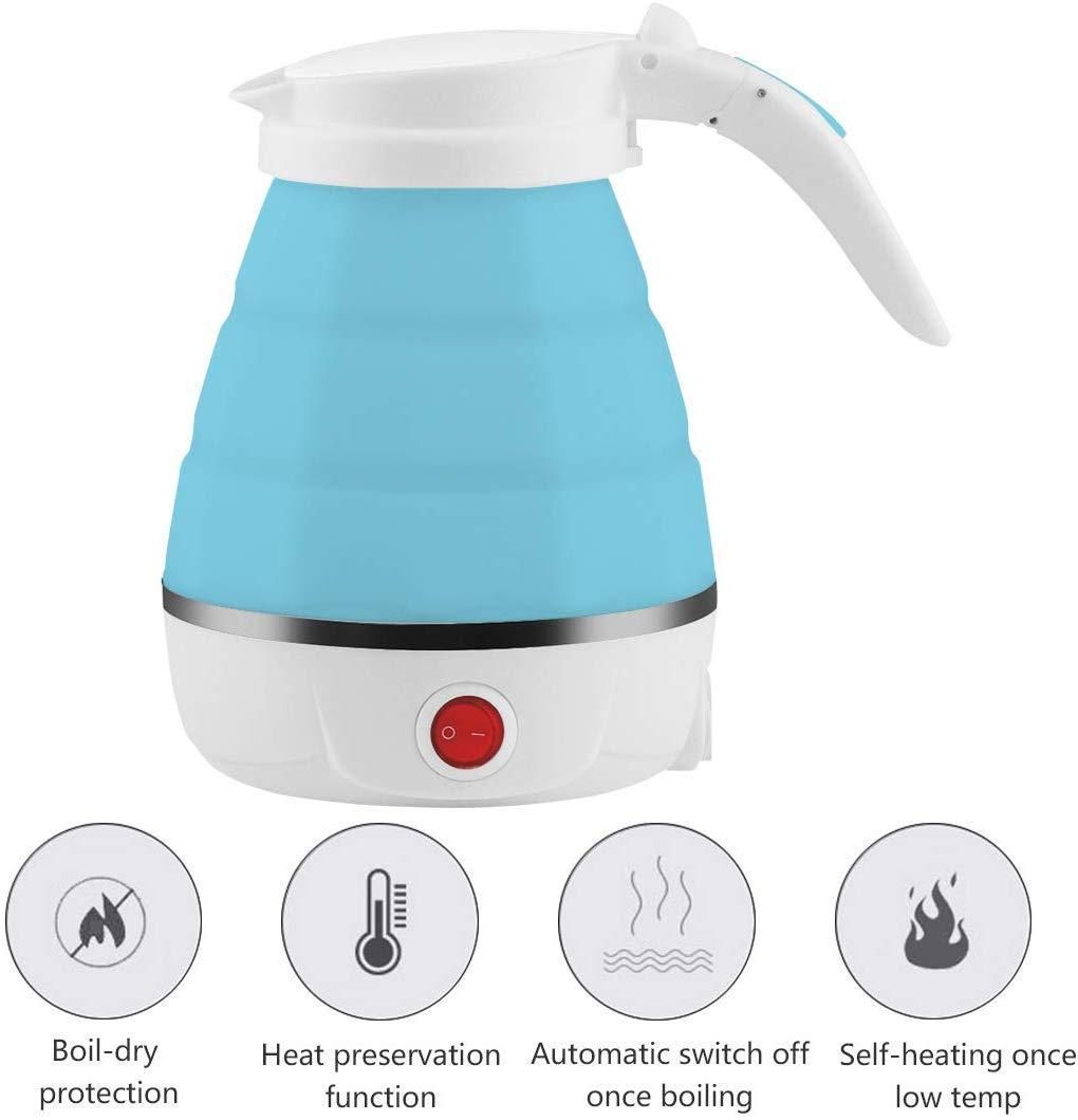 Electric Kettle Silicone Foldable Electric Water Kettle (600 ml)