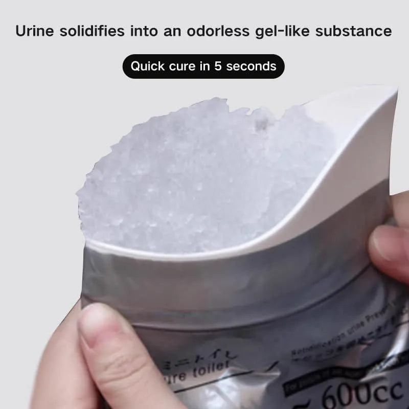 Emergency Mini Toilet Urine Bag (Pack of 4) Health