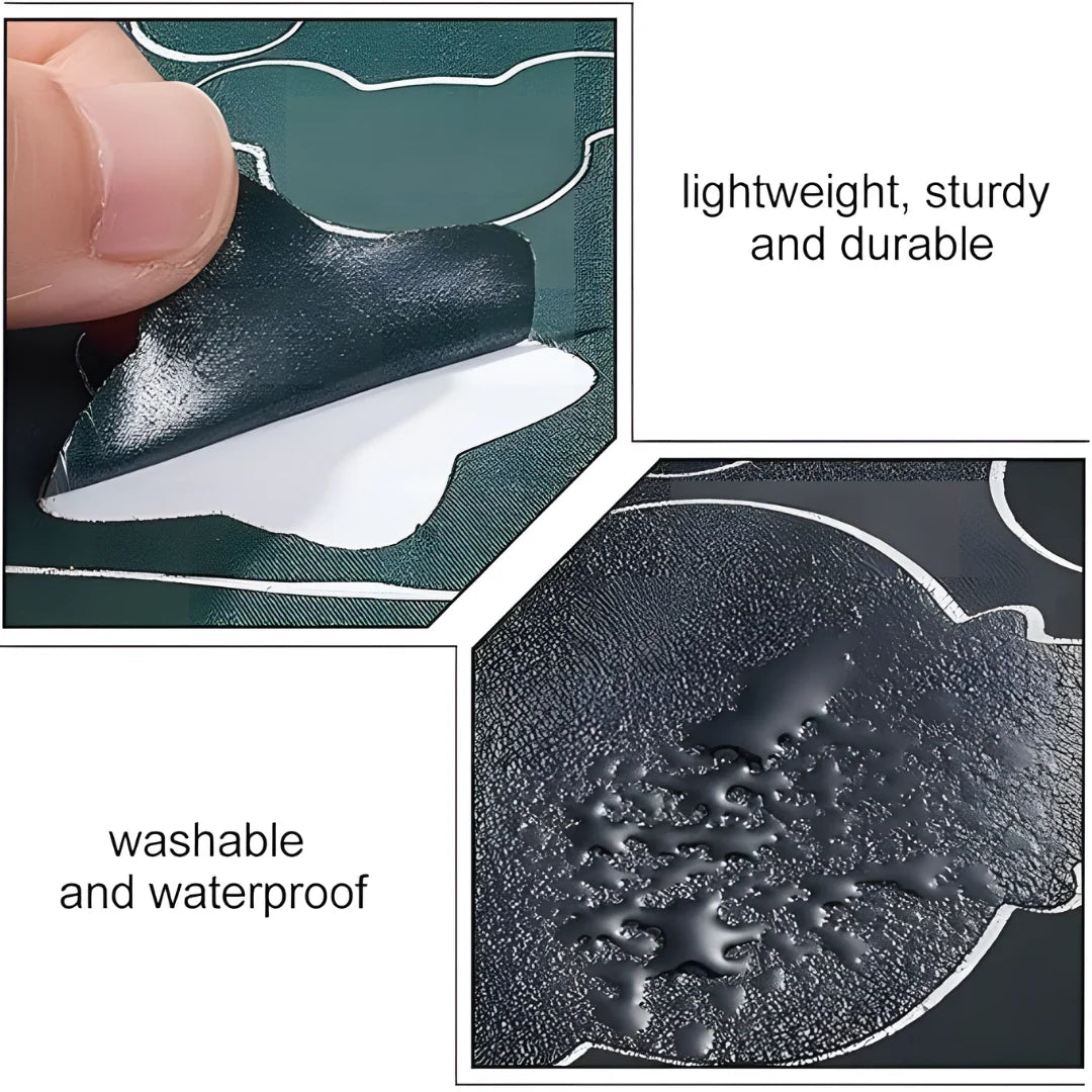 Fabric Patch Sticker (2 Sheets) Self Adhesive