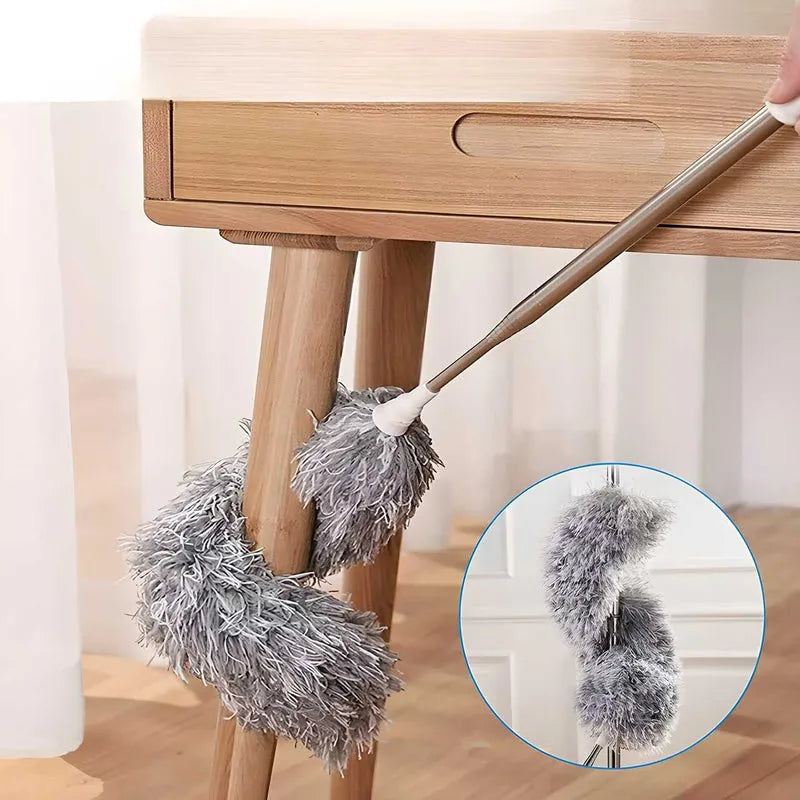 Flexible Mop Duster for Quick and Easy Cleaning with Long Rod Home Accessories