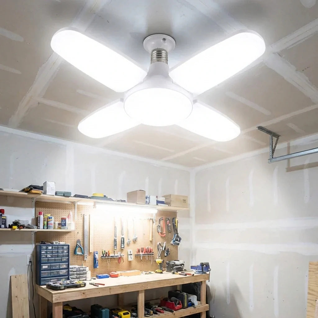 Best foldable fan blade led bulb – 28w - light bulbs | 2026 | fast shipping
