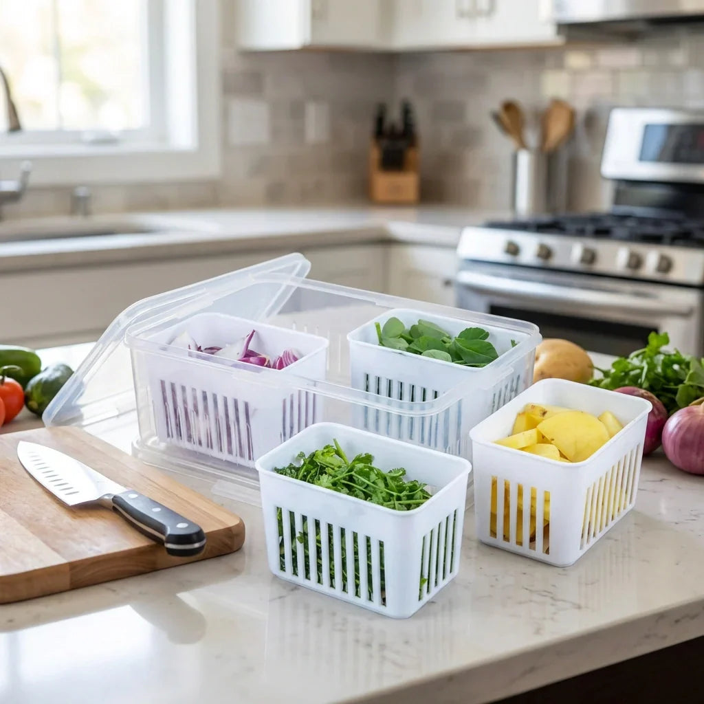 Best fridge storage boxes (1 pc) - food containers | 2026 | fast shipping