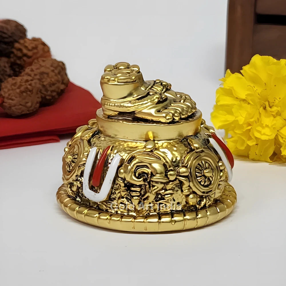 Gold Plated Balaji Padukas