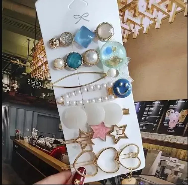 Gracious Pearl Gold Plated Hairclip