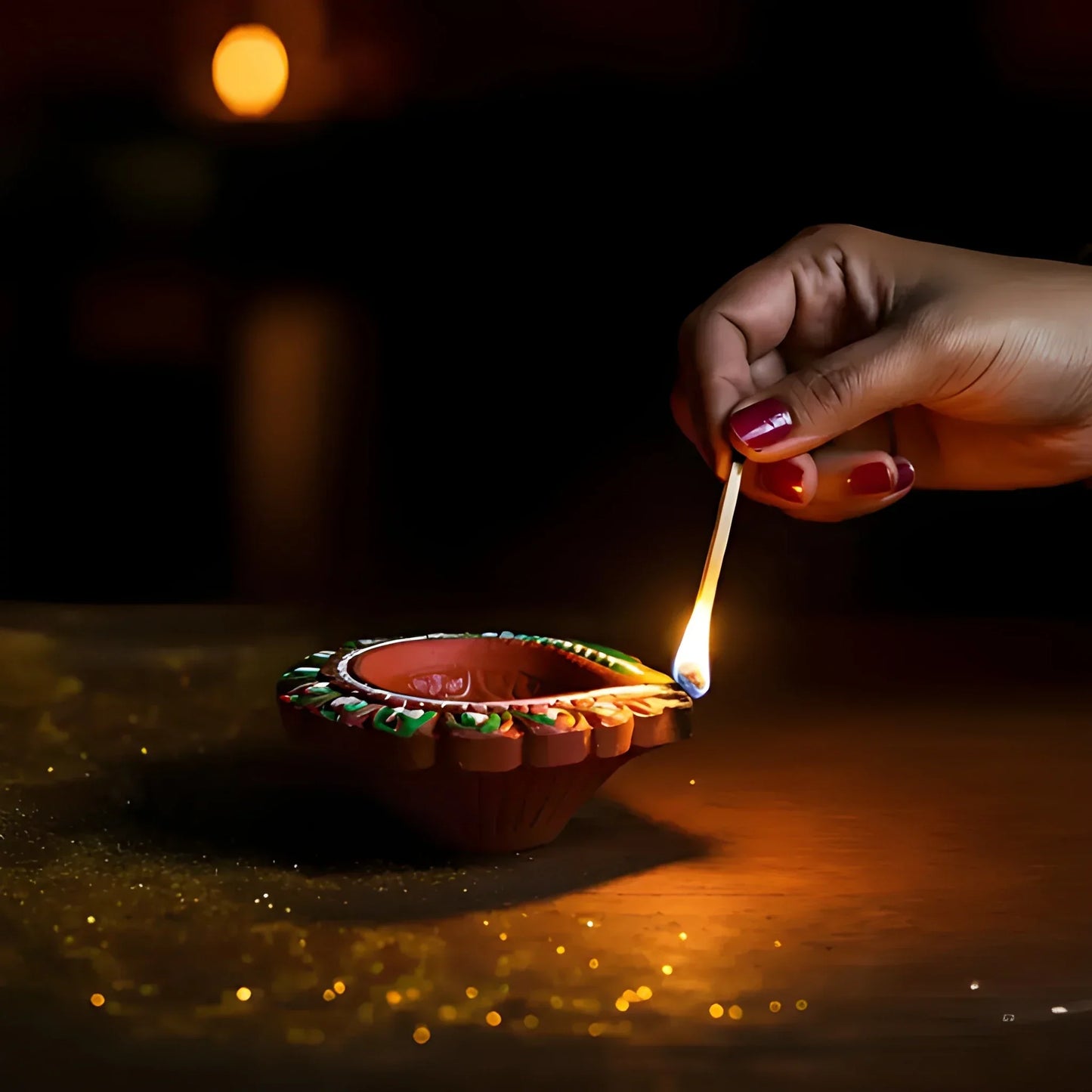 Best hand-painted clay diya set - religious items | 2025 | fast shipping