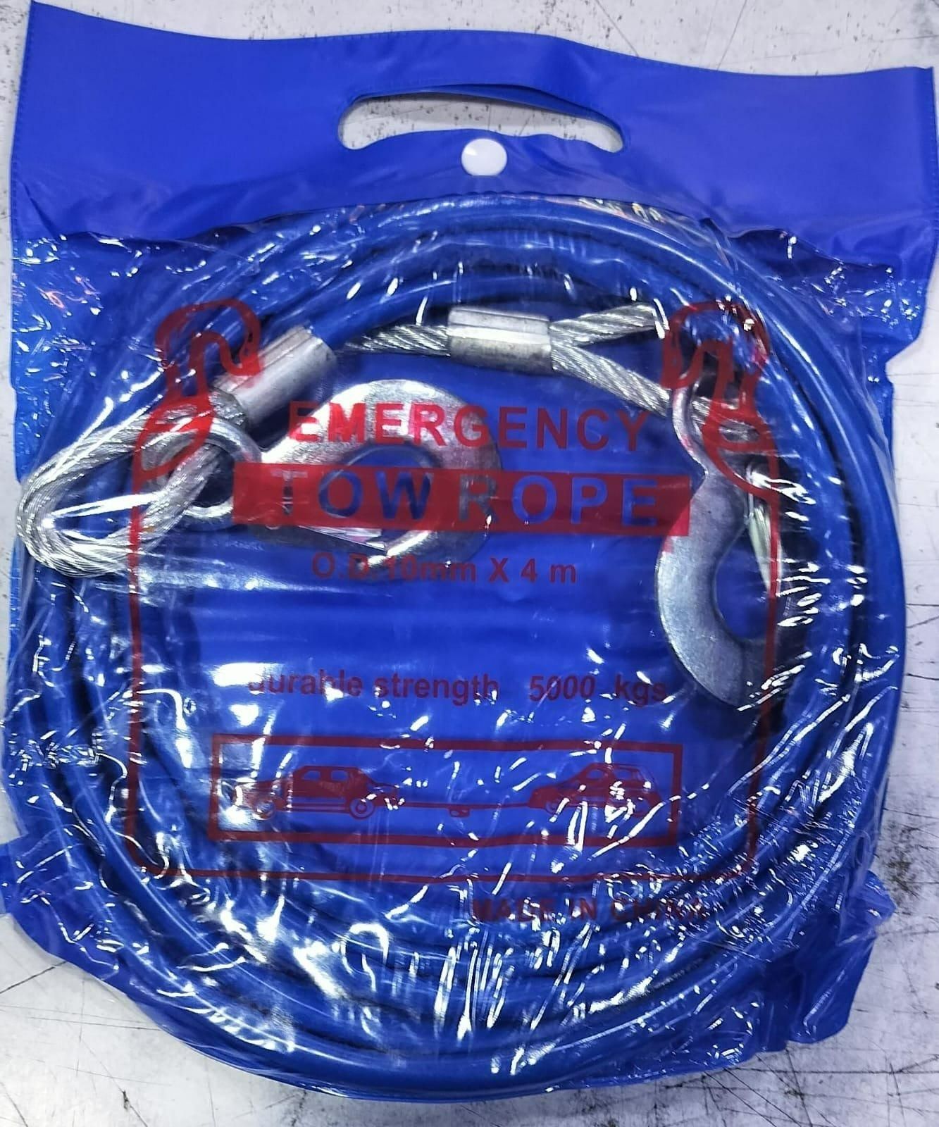 Heavy Duty Steel Wire Car Towing Pull Rope 10 mm