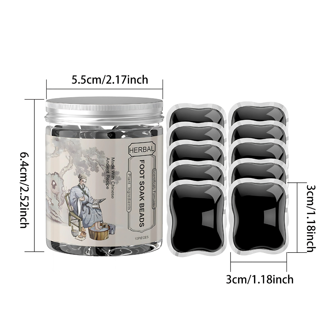 Herbal Foot Soaking Beads for Fatigue & Discomfort Relax