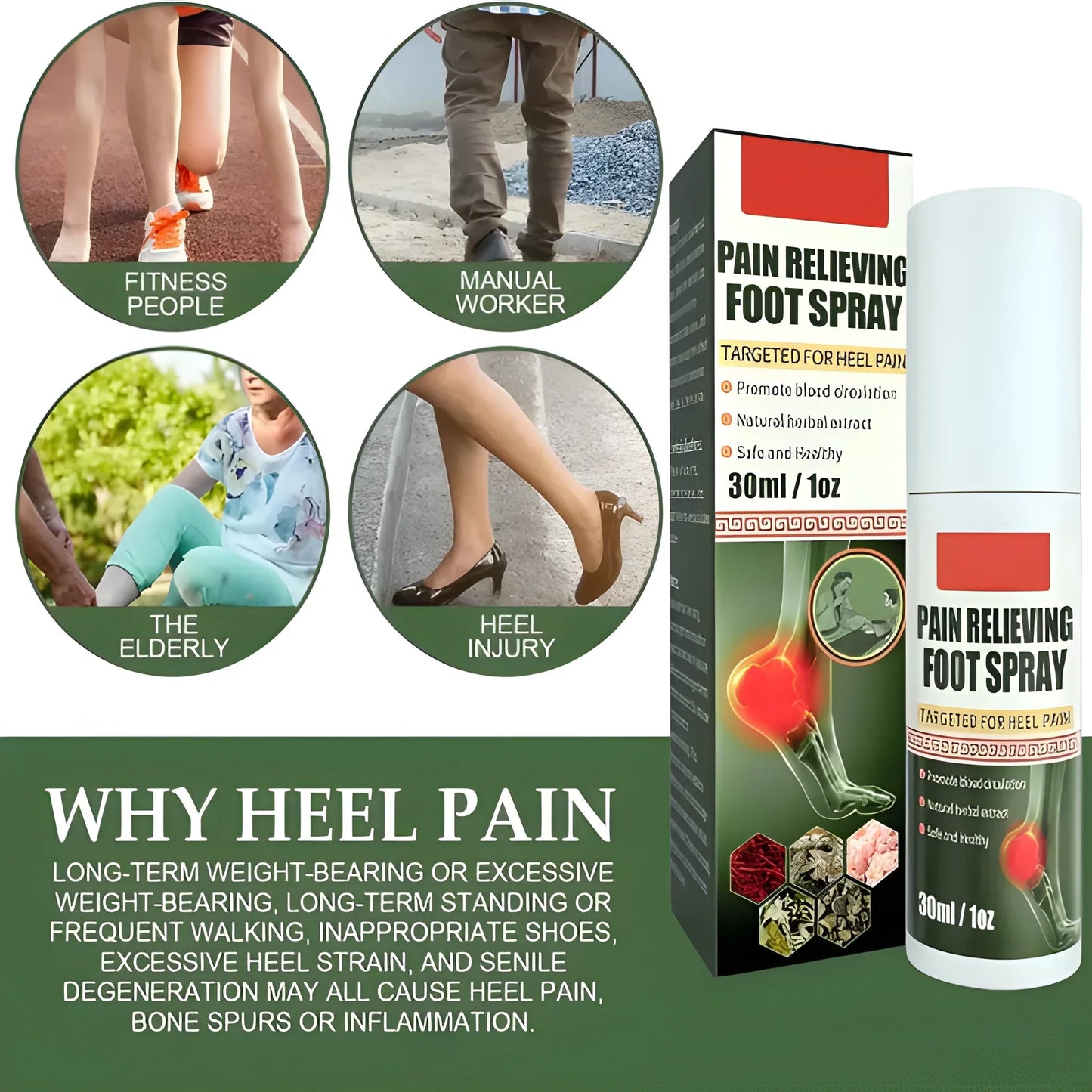 Instant Relief Foot Spray