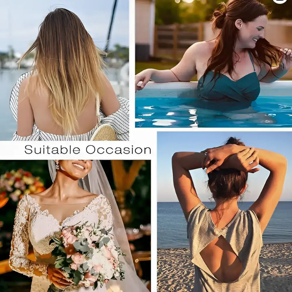 Strapless Silicone Stick On Bra – Reusable Comfort