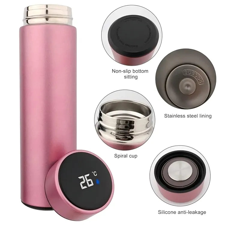 LED Temperature Display Flask
