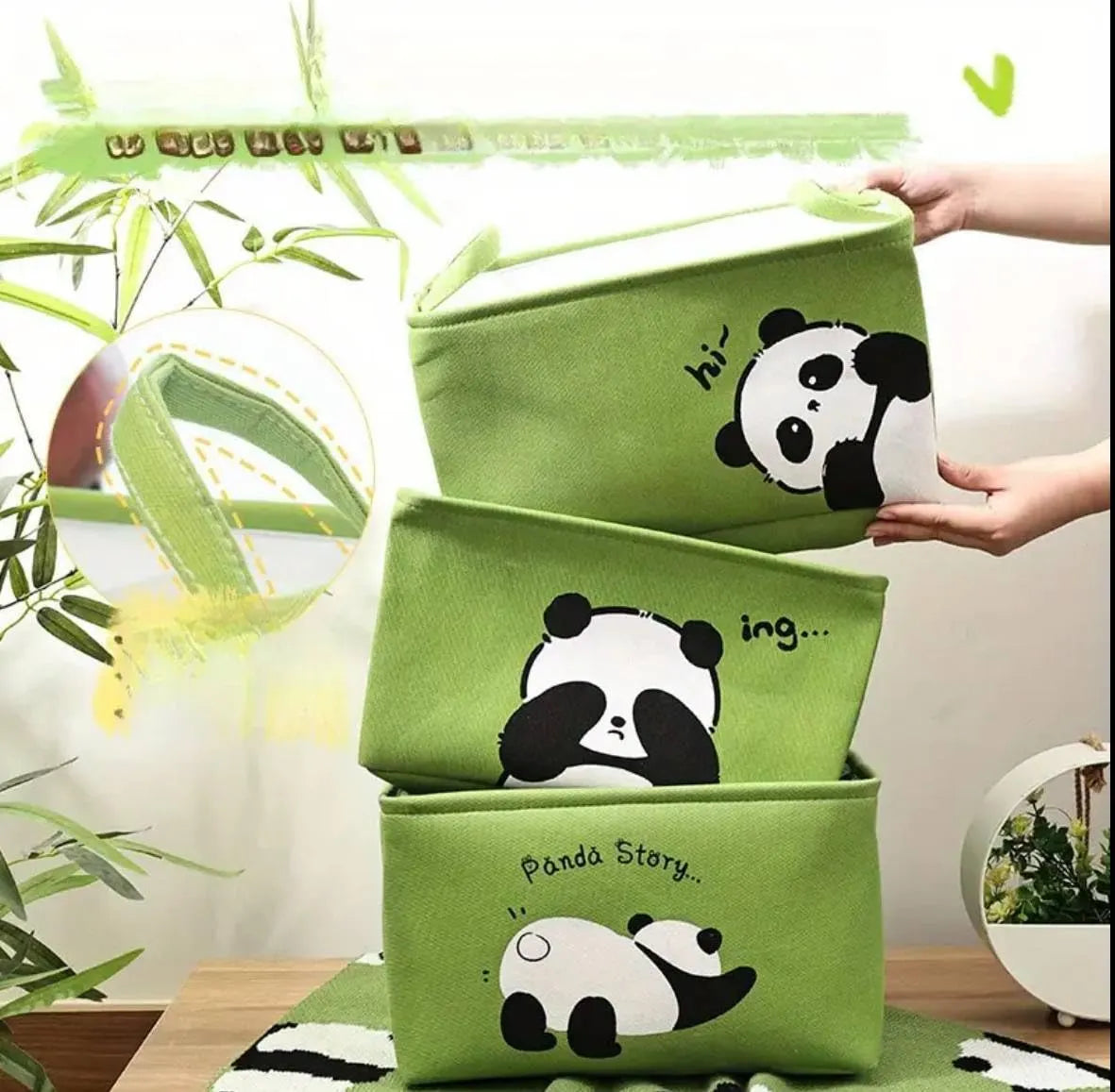 Little Panda Storage OrganizerStore Wardrobe Organizer For Clothes Home Improvement
