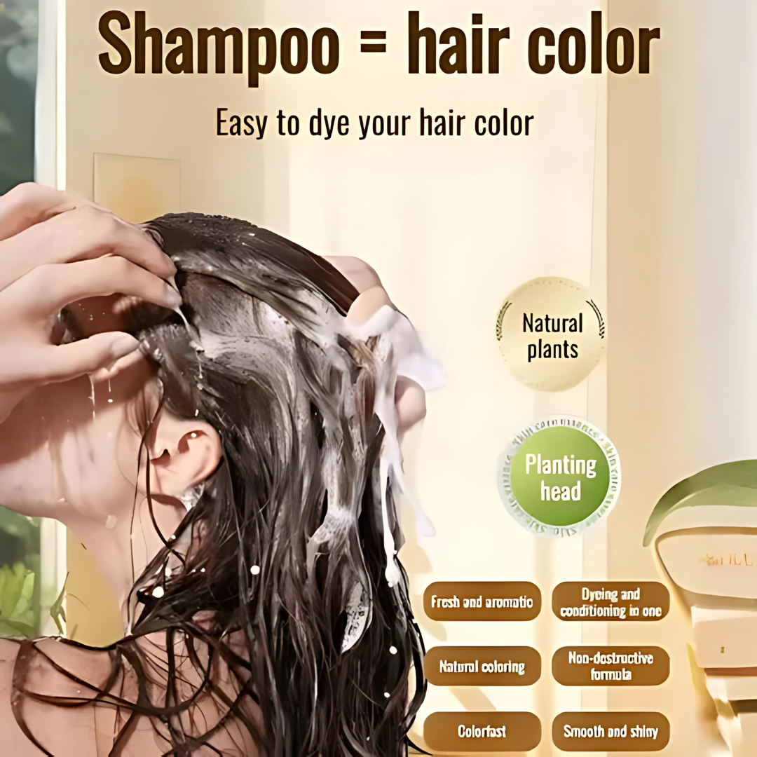 Long Lasting Natural Hair Dye Shampoo 100ML (Pack of 2)