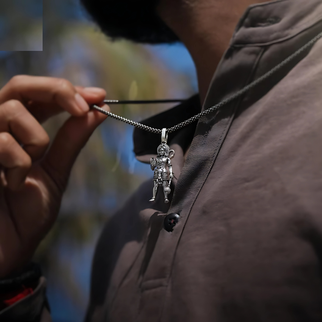 Lord Hanuman Pendant with Chain