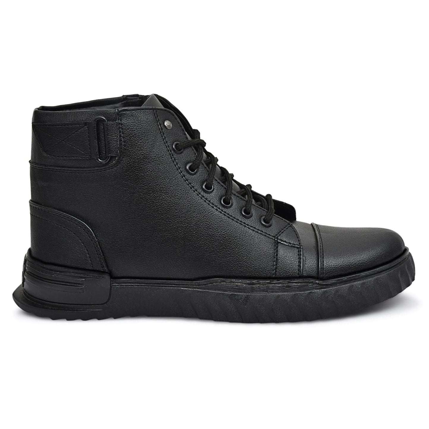 Men’s Black Korean Style Sneakers Boot 8