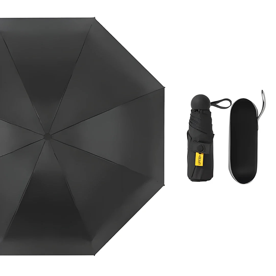 Mini Umbrella with Case for Men & Women (Manual Open)