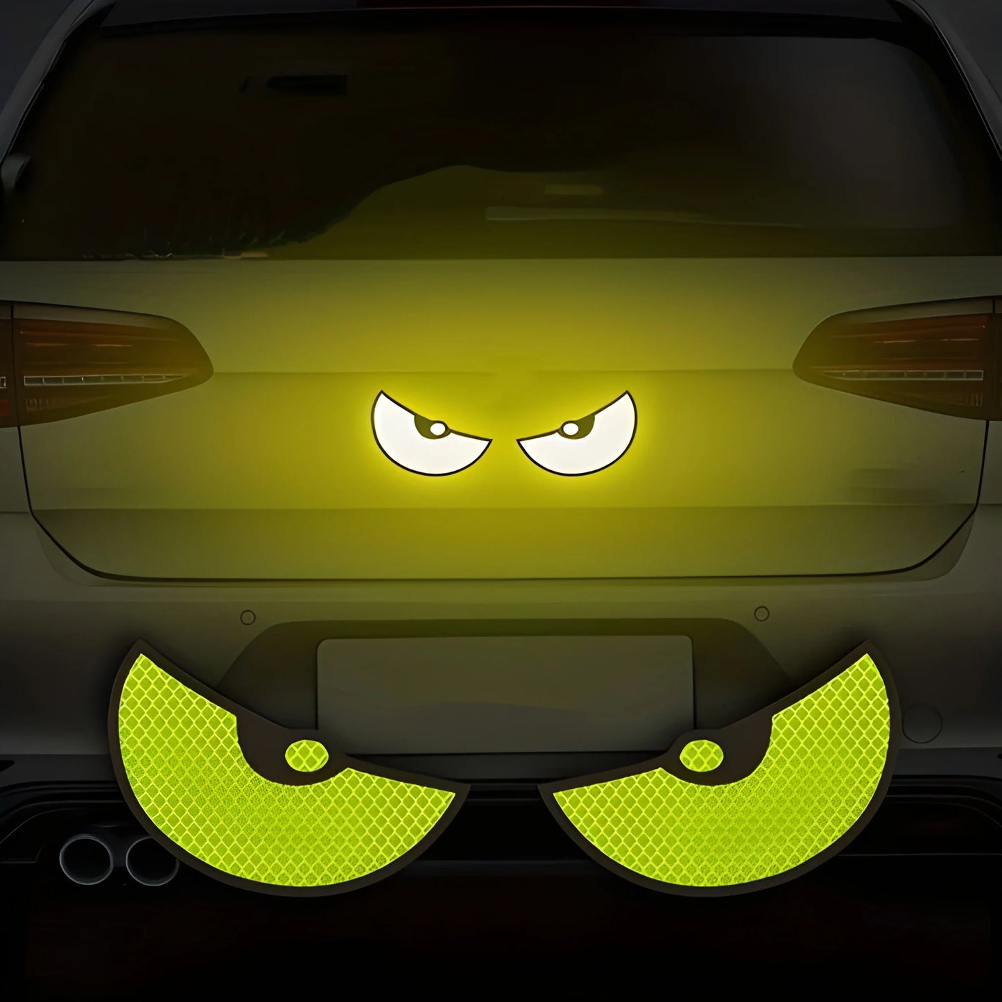 Monster Eyes Reflective Stickers