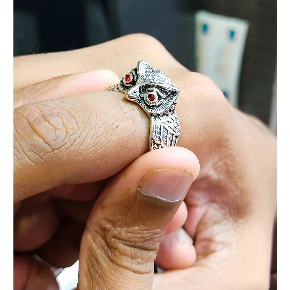 Owl Face Men’s Ring
