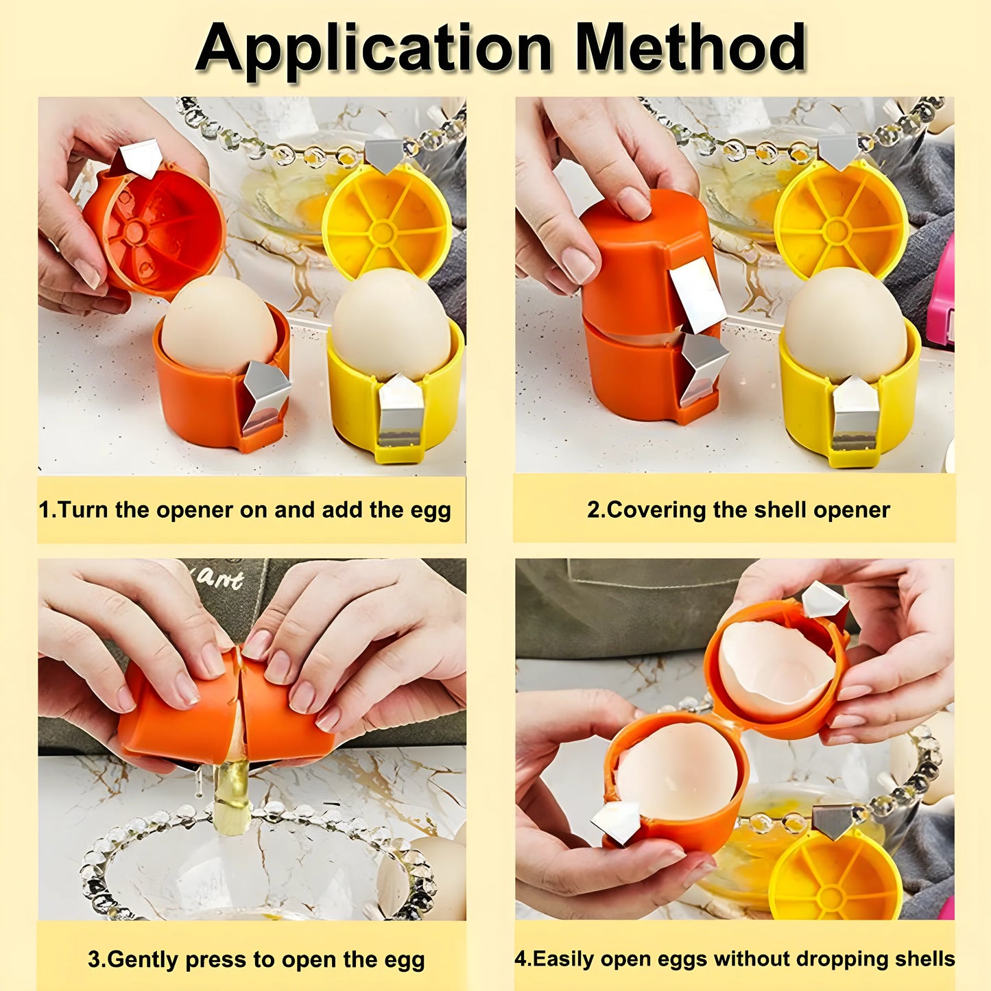 Perfect Egg Cracker (Pack of 2) Kitchenware