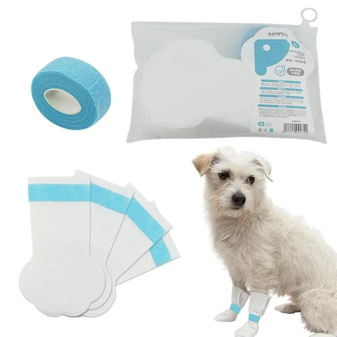 Pet Walking Disposal Shoe 20 pcs White pet