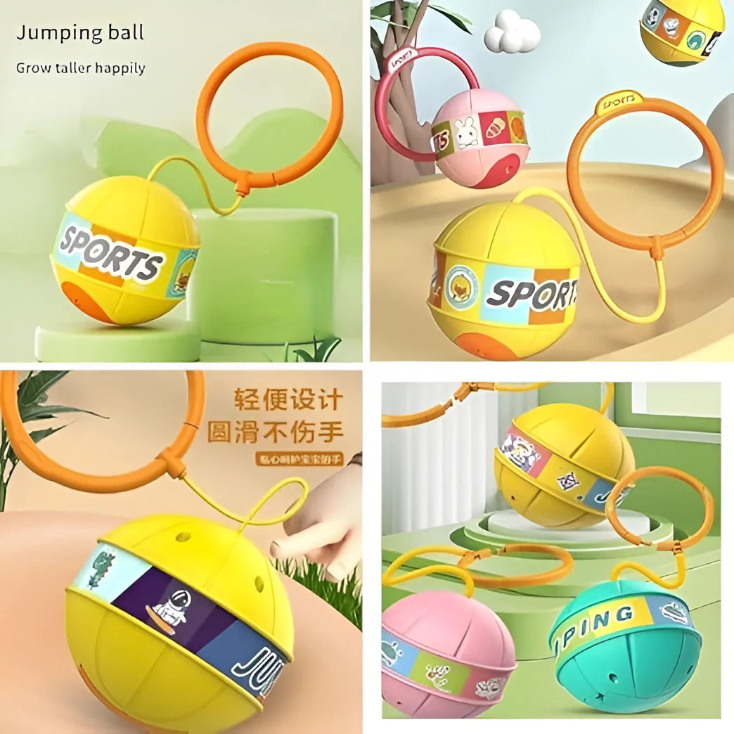 Portable Foldable Colorful Flash Wheel Swing Ball kids activiy