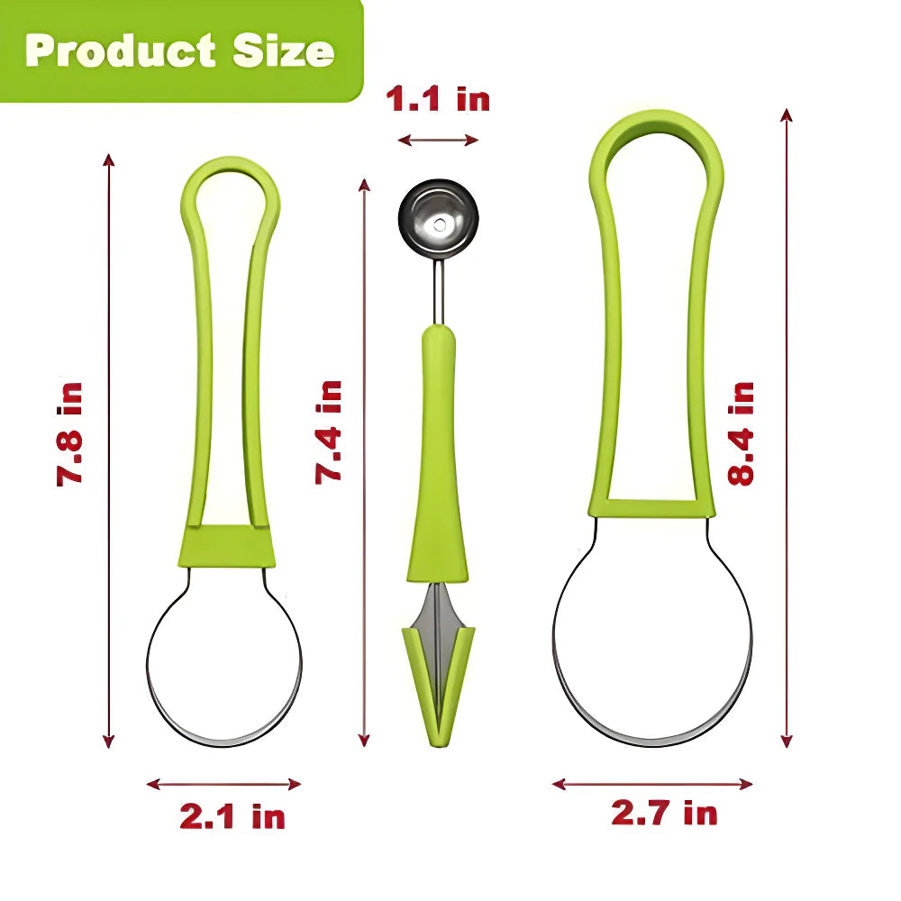 Pro 4 in 1 Watermelon Carving Kit Kitchenware