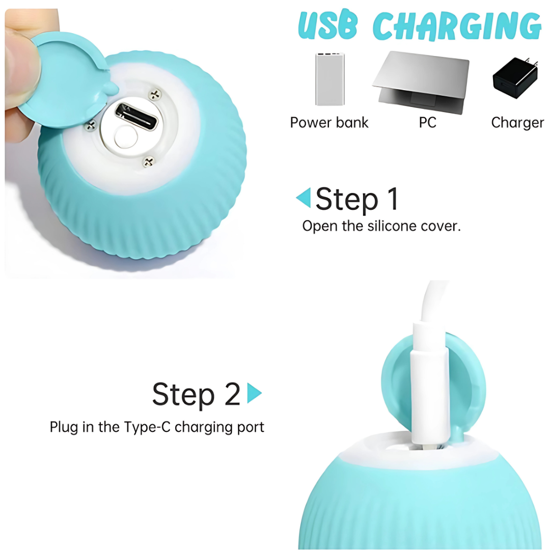 Purrfect Spin Rechargeable Cat Toy