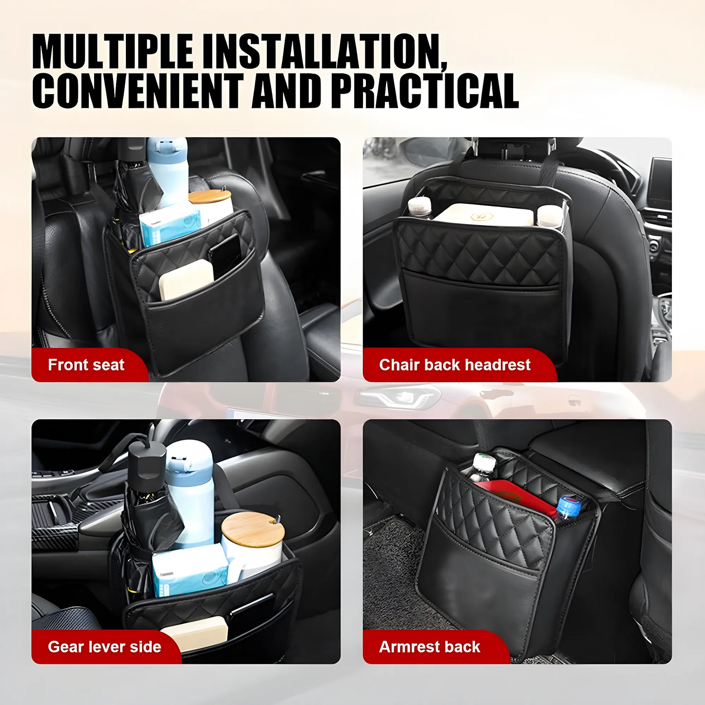 Quilted Car Organizer car accessories