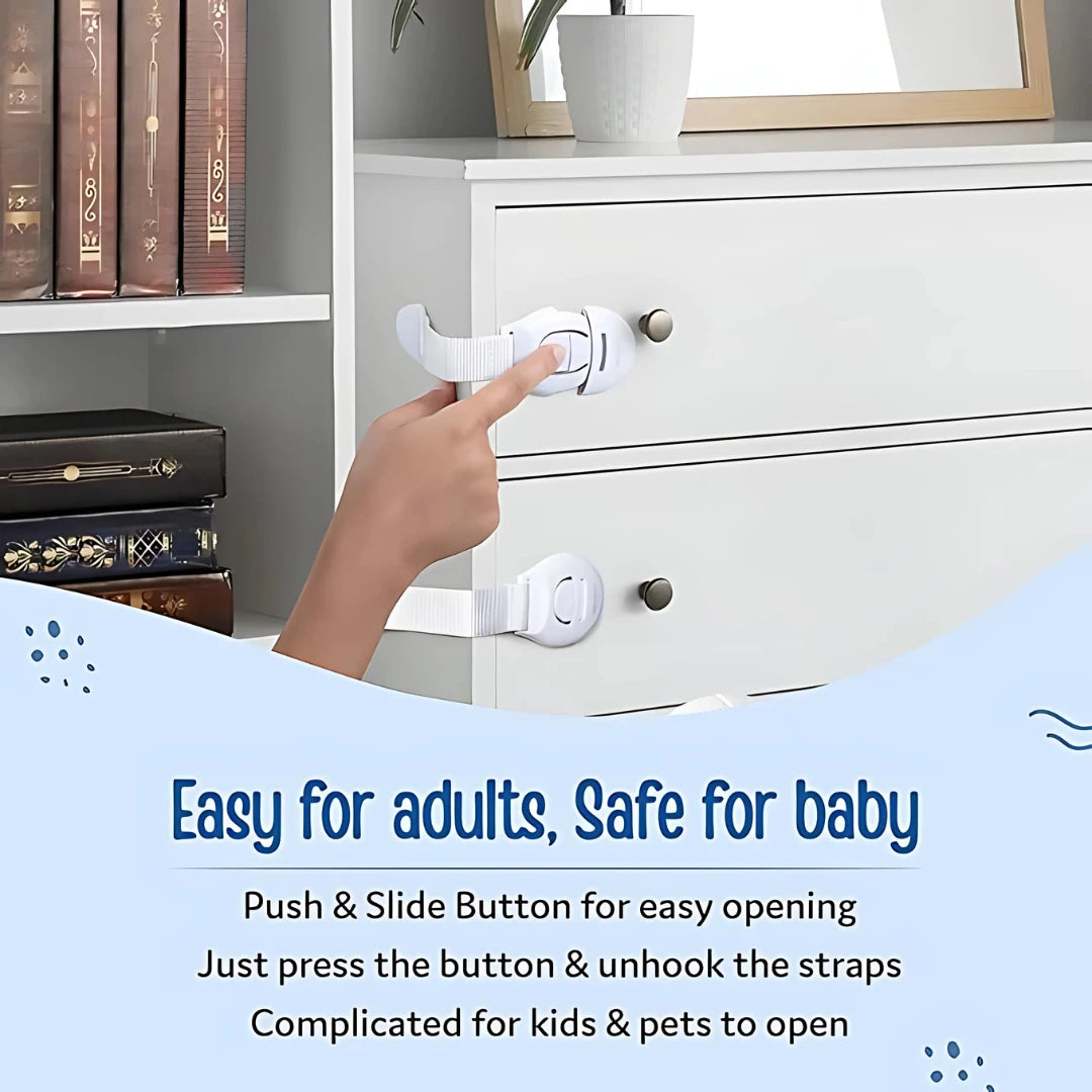 10 Pcs Child Safety Strap Locks