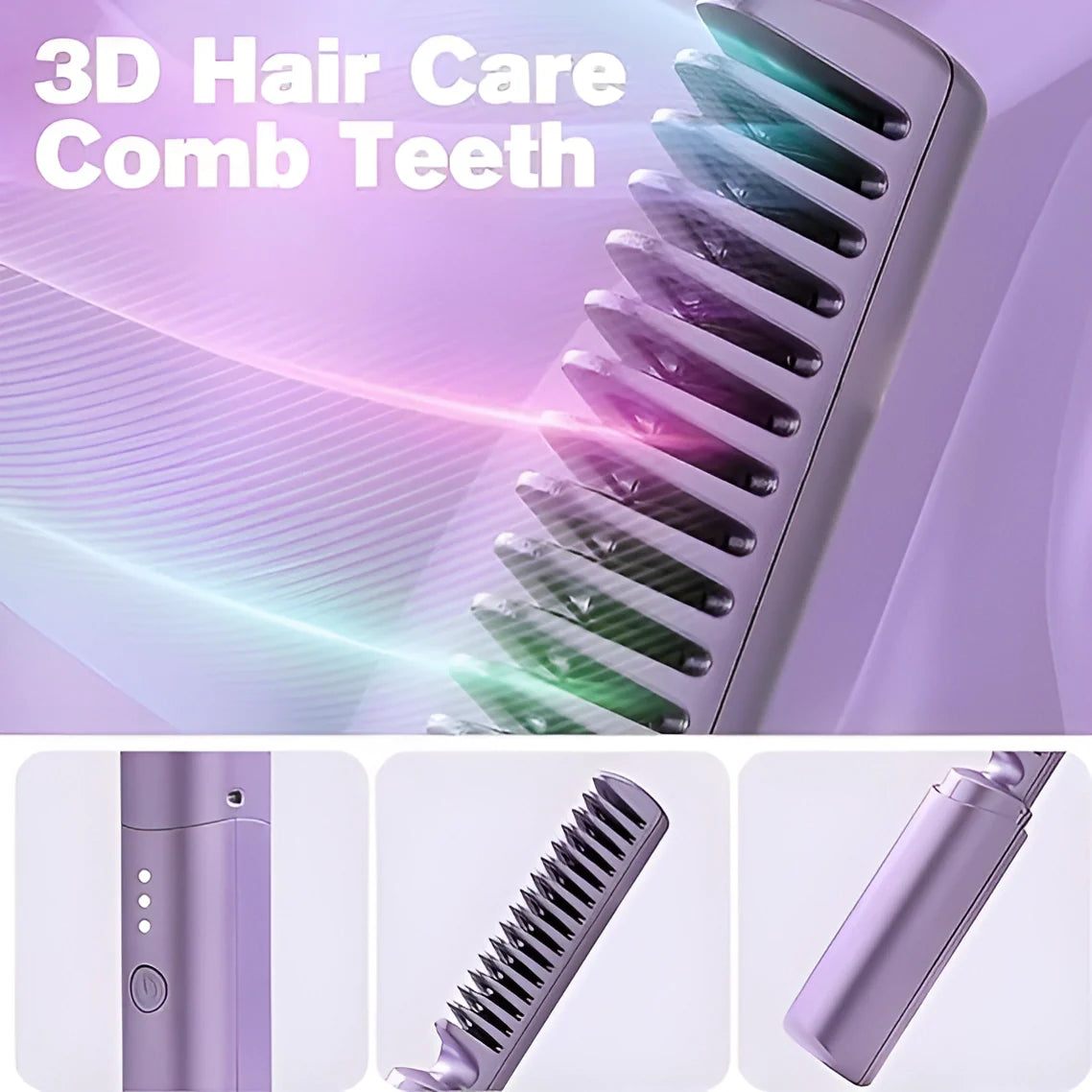 Rechargeable Hot Comb Hair Straightener hair care