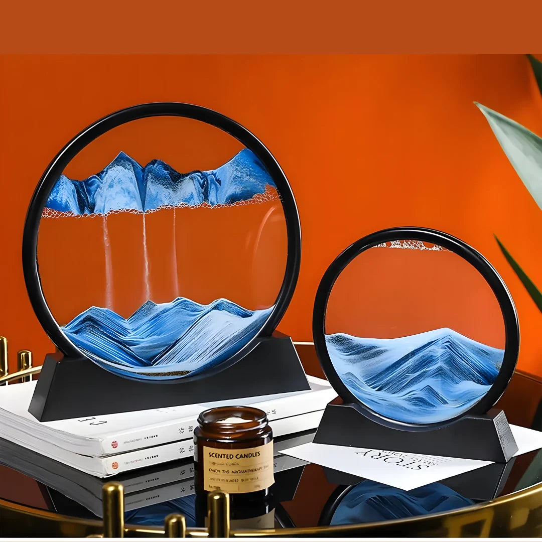 Relaxing Kinetic Sandscape Art Table Desk