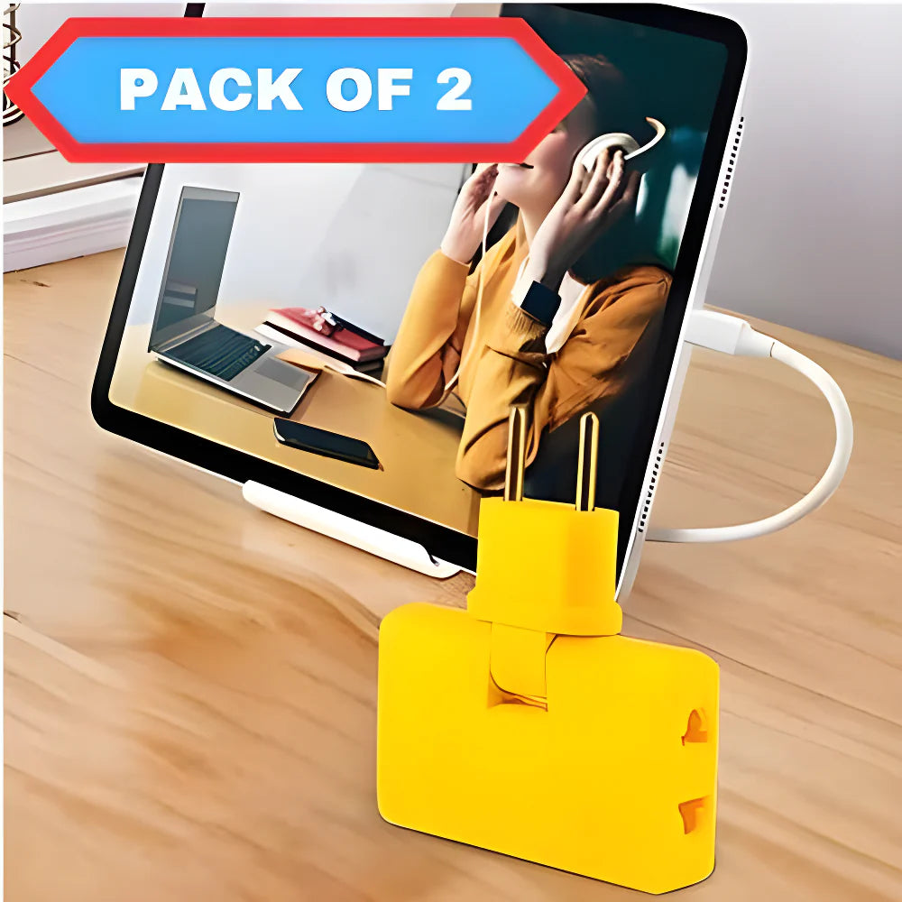 Rotating EU Plug Extender Electronics