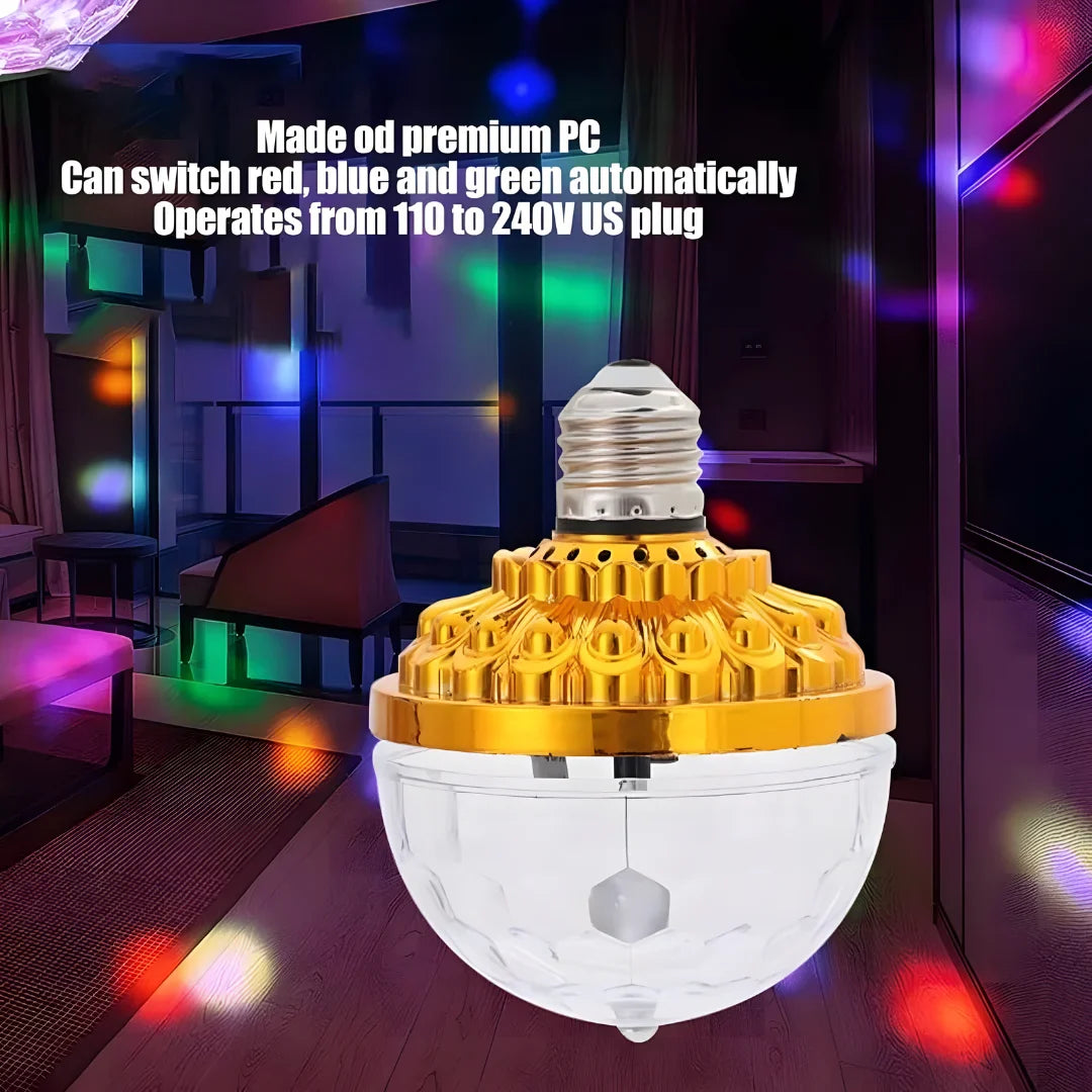 Rotating Magic Ball Light with Lamp Holder Set