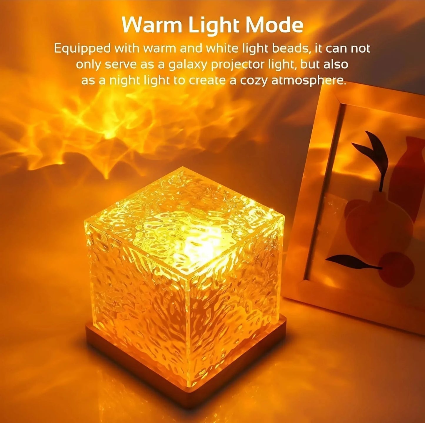 Rotating Ripple Night Light