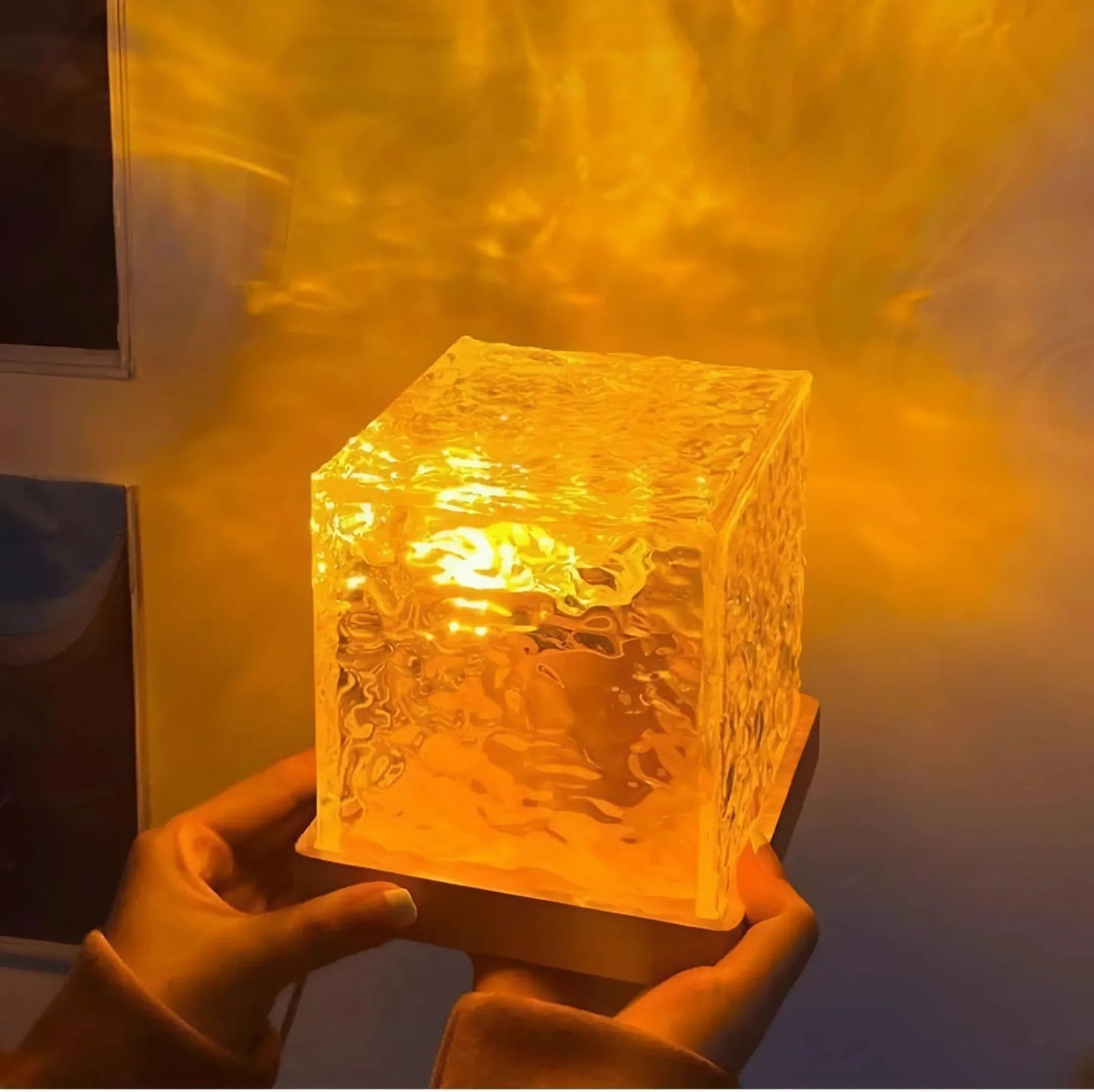 Rotating Ripple Night Light