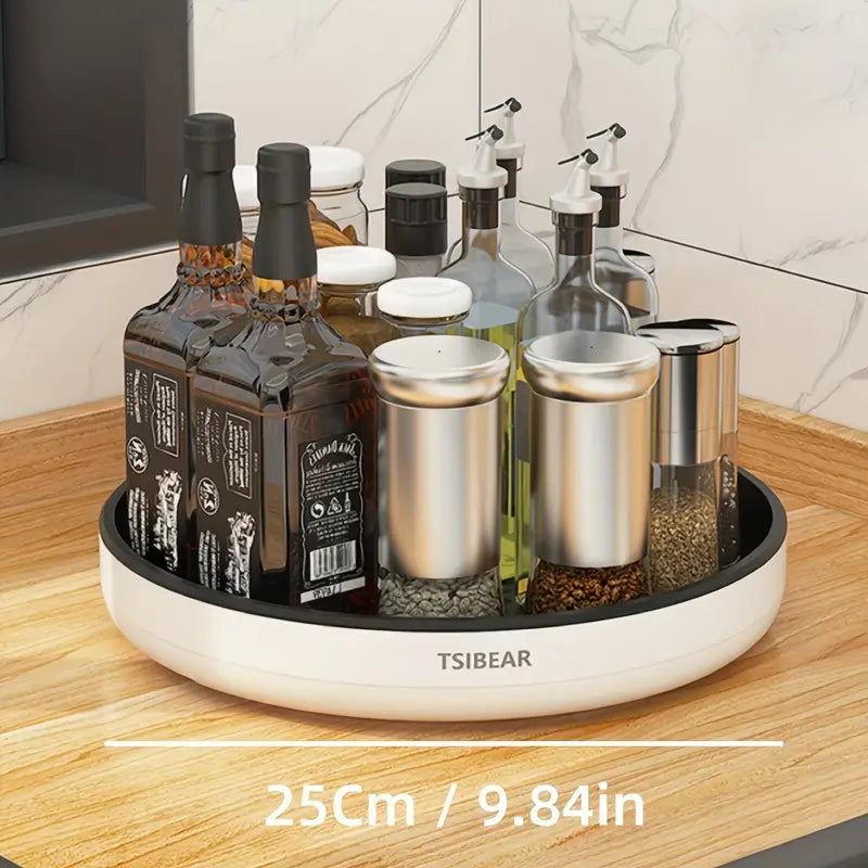 Round Countertop Storage for Bottles & Jars Home & Kitchen