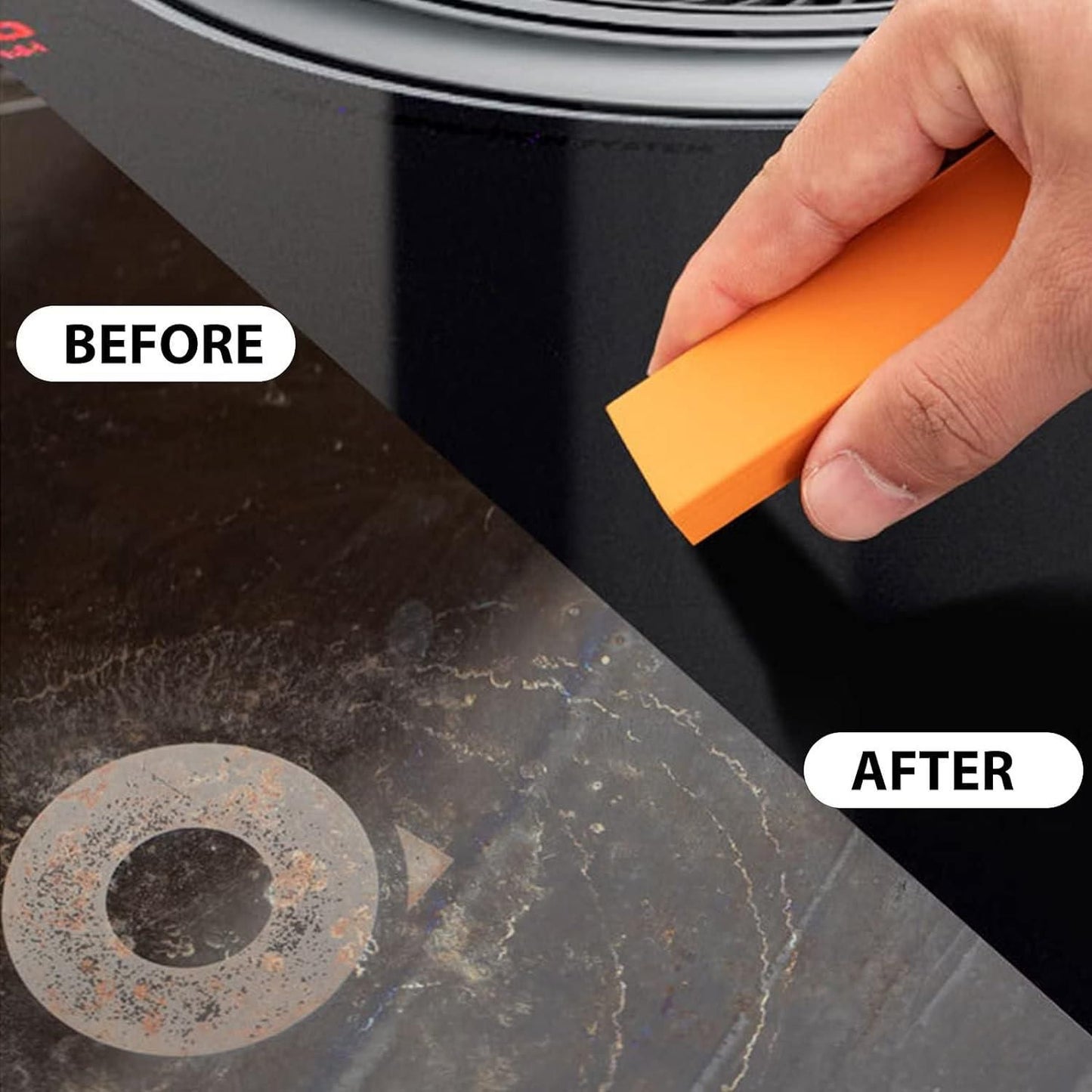 Rust Cleaning Easy Limescale Eraser Artifact Stainless Steel Stains Eraser Decontamination Cleaner Eraser Rust Remover