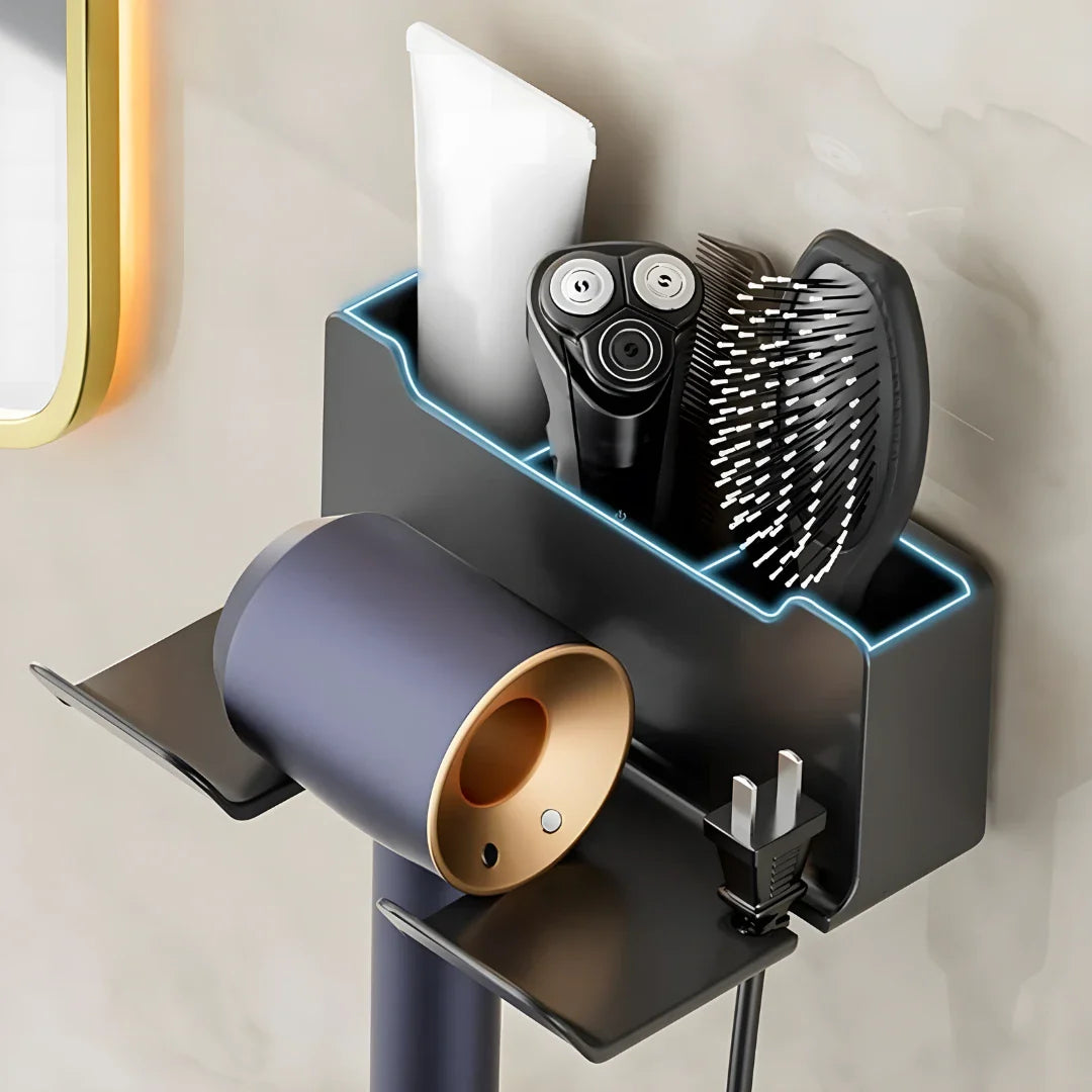 Self Adhesive Hair Dryer Rack